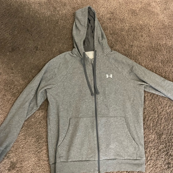 Under Armour Heather Gray Hoodie - Picture 1 of 2